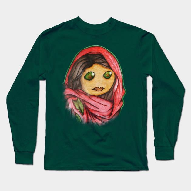 Afghan Toon Long Sleeve T-Shirt by Tooniefied